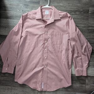 Brooks Brothers Red Non-Iron Dress Shirt 17.5-35